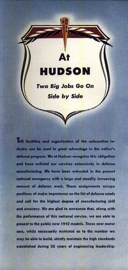 1942 Hudson Brochure Page 3